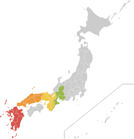 営業エリアマップ